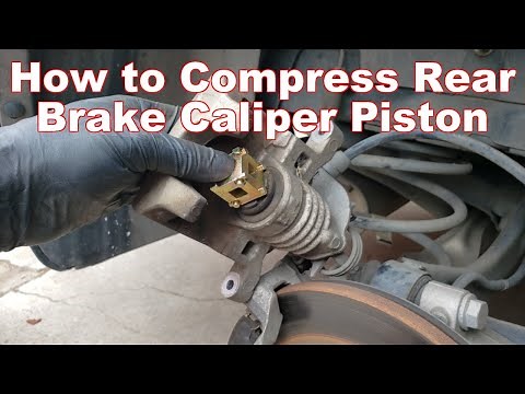 How to Compress Rear Brake Caliper Piston - WITH AND WITHOUT SPECIAL TOOLS