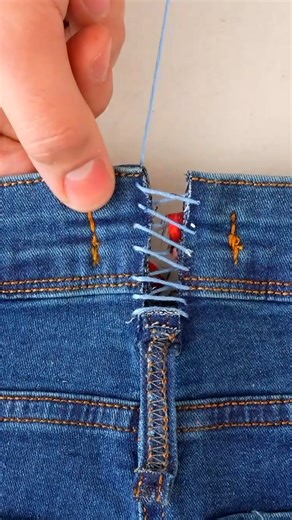 75K views · 145 reactions | Oversized jeans alter hack 瑱 | Genius Craft | Facebook