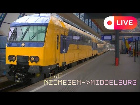 🚆 Live Train Journey | Middelburg → Nijmegen 🇳🇱