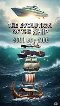 The Evolution of Ships (3000 BC – 2100) | From Ancient Rafts to Futuristic Mega Vessels