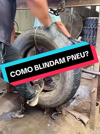 Por que colocar um pneu dentro do outro?