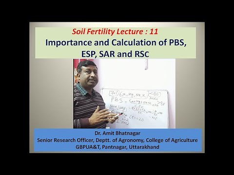 Importance and Calculation of PBS, ESP, SAR and RSC