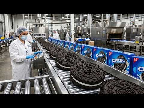 Inside the Largest Cookie Factory — From Golden Wheat to Classic Oreo (Full Process)