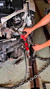 9.2K views · 31 reactions | Repair the radiator beam to meet standards with Black Hawk. #carrepair #car #carbodyrepair #carbodypaint | Watchawit Charenwai | Facebook
