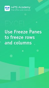 ❓Feeling hard to view data and its corresponding headings at the same time? 👉Use Freeze Panes to freeze rows and columns！ #WPS #tips #tutorials #mobile #office #table #work #Excel #easy #businessgrowthstrategy #businesstips #recommend #student | WPS Office