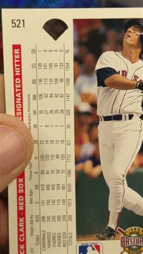 JACK CLARK 1991 UPPER DECK BASEBALL CARD 👀⚾💯