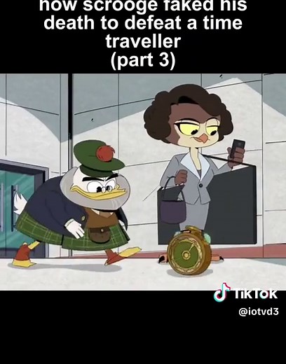 the closest time glomgold almost defeated scrooge, using a device that manipulates time... Based on DuckTales (2017) Season 2 Episode 10 -- The 87 Cent Solution Song Used Gesaffelstein - Aleph #fyp #f