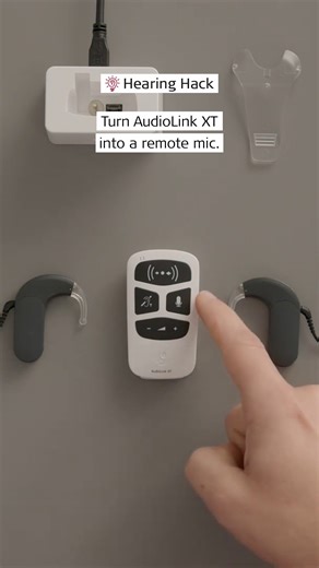 MED-EL Hearing Solutions on Instagram: "Pair AudioLink XT with your audio processor > Press the mic button > Position it in the best spot for group or one-on-one conversations AudioLink XT will stream sound from your environment straight to your processor. #audiology #cochlearimplants #cikidsrock"