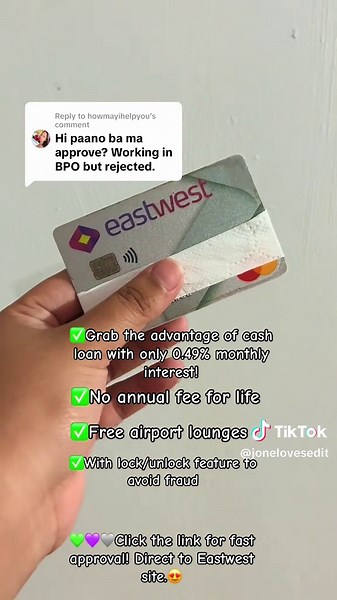 Apply for Eastwest Credit Card with High Credit Limit