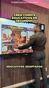 Crea Cómics Educativos con Adobe Express en Segundos | IA para Maestros