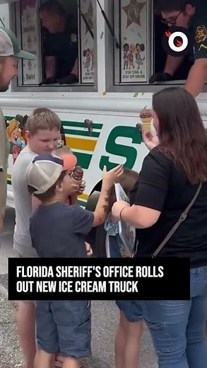Florida sheriff's office rolls out new ice cream truck