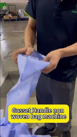 Gusset Handle nonwoven bag machine