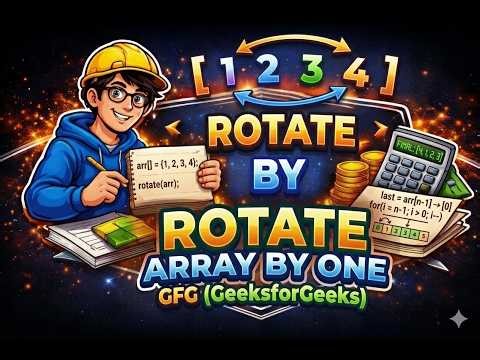 C++ Solution: Cyclically Rotate an Array by One | GFG (GeeksforGeeks) | Quick Code 🚀