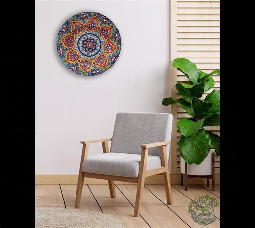 Handmade Turkish Ceramic Wall Plate | 16'' Boho Home Decor - Etsy
