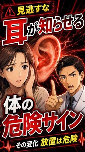 【見た目や色でわかる！耳に現れる危険な体のSOSサインと健康チェック】◯