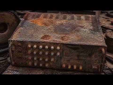 Restoration Old Burned PRO-888 Professional Power Audio Mixer in Detail ‪@restorationchanel‬