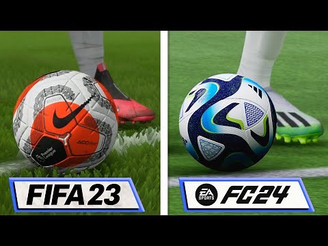 FIFA 23 vs EA FC 24 | Nintendo Switch | Graphics Comparison & Framerate Test