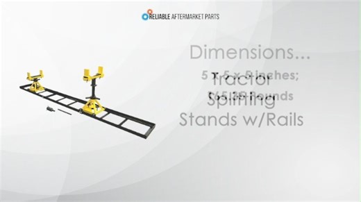 Watch Tractor Splitting Stands W/Rails -Reliable Aftermarket Parts on Amazon Live