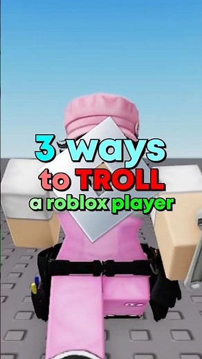 How To Troll A Roblox Player💀