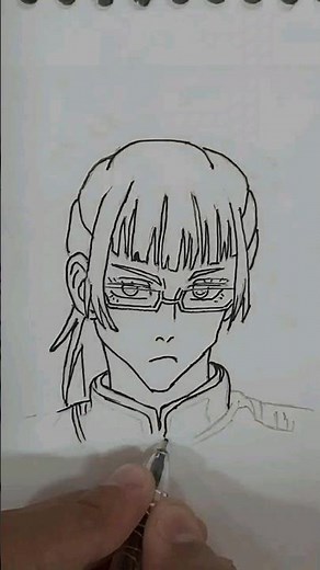 Outlines For Maki Zenin | maki zenin #shorts #maki #art #viral #jjk