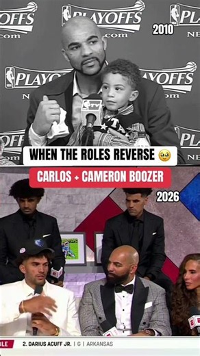 The roles were reversed at the NBA Draft 👀