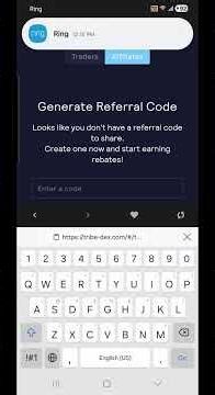 TMX Referral Code Set Up on TrustWallet