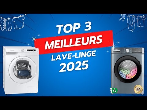 QUEL LAVE-LINGE CHOISIR EN 2025 ? TOP 3 MACHINE À LAVER - COMPARATIF & AVIS - BOSCH, CHIQ, SAMSUNG