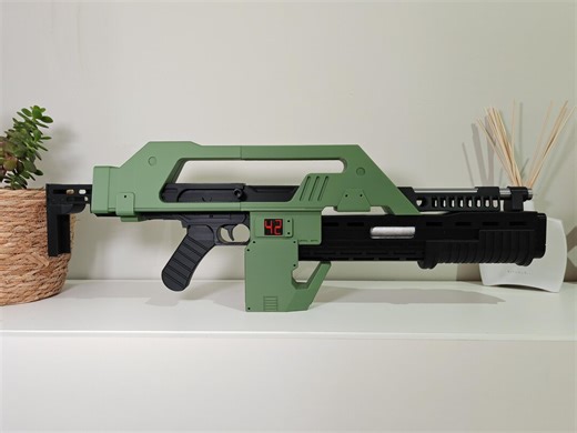 Alien Pulse Rifle M41A Pulse USCM Weyland Yutani Decorative Replica in DIY Kit or Finished