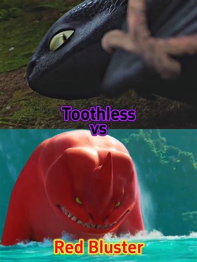 Toothless vs Red Bluster #howtotrainyourdragon #seabeast