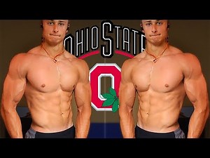 OHIO STATE ORIENTATION | PHYSIQUE UPDATE and Chest and Back Workout