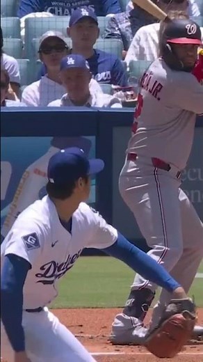 Shohei Ohtani's first strikeout on the mound as a Los Angeles Dodger!