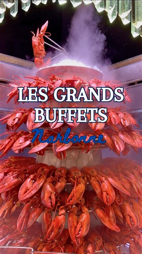 MEDIA FOOD🍴 on Instagram: "Le plus grand buffet à volonté d’Europe : LES GRANDS BUFFETS - Narbonne 🍽️ Homards, huîtres, foie gras, plats à la truffe, le plus grand plateau de fromage dans un restaurant au monde… Une expérience gastronomique unique impressionnante ! (Il faut compter 2h minimum pour le repas) 💰65,90€ par personne 🕦 7j/7 midi et soir 📍Rdpt de la liberté, 11100 Narbonne 🗓️ Réservation sur lesgrandsbuffets.com (Victime de son succès : Beaucoup d’attente, réservez plusieurs mois