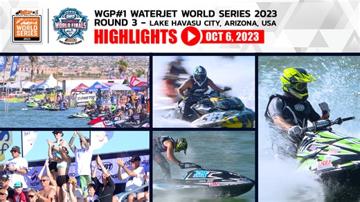 6.3K views · 261 reactions | Highlights(6 October 2023) WGP#1 WATERJET WORLD SERIES 2023 - ROUND 3, Lake Havasu City, Arizona, USA #Highlghts #News #Clip #WGP1 #WORLDSERIES2023 #JETSKIWORLDSERIES #ROUND3 #USA #SAT #NFDS | Jet Ski World Series | Facebook