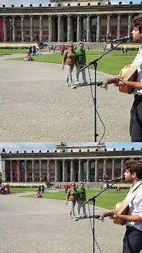 Raw Footage: Acoustic Cover of You’re Beautiful by James Blunt in Berlin 🎸 #shorts