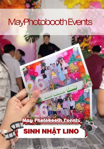 Sinh nhật ý nghĩa cùng May Photobooth Events #chothuephotobooth #photoboothdamcuoi #mayphotobooth #events
