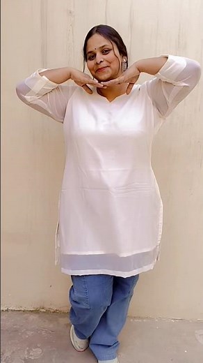 Short Kurti Design With Beautiful Transition 😊🫰| #ytshorts #shorts #diy #transition #howto #fashion