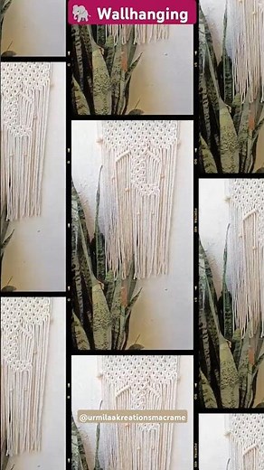 Macrame elephant 🐘 wall hanging || macrame animals #shorts #viral