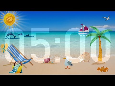 5 Minute Timer - Summer Themed