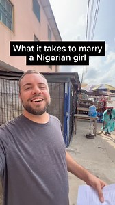 This is what it takes to marry a Nigerian girl. I received the dowry list signed by her father. I need to purchase yam, cola nut, alligator pepper, palm oil and even a LIVE GOAT! And not just one yam or pepper - large quantities. The list is 39 items in total. I will be visiting the bulk food markets to gather everything I need to complete this list before the marriage. These items are symbolic like the bottle of honey meaning our marriage will forever be sweet, yam as a symbol of fertility and 