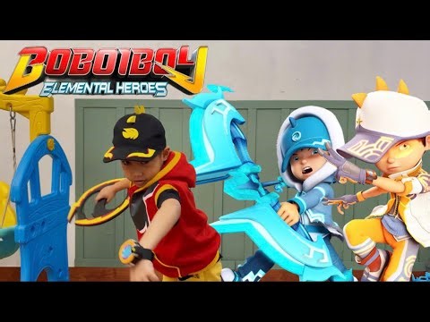 Ogan dan El Bermain Jam Boboiboy Galaxy , Ogan Berubah Menjadi BOBOIBOY HALILINTA