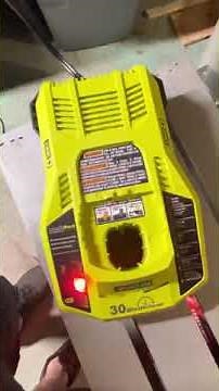 Ryobi 18v intelliport one+ charger issues