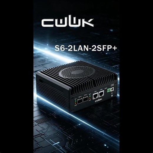 CWWK S6 Firewall Mini PC for Opnsense Pfsense, Intel N150 Dual 10Gbe SFP+,2 i226V 2.5Gbe LAN #cwwk