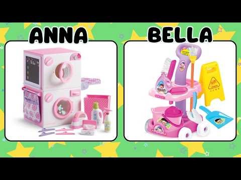 Anna vs Bella 🌸🩵 Visual Battle | Which Design Wins Your Heart? #trending #thisorthat