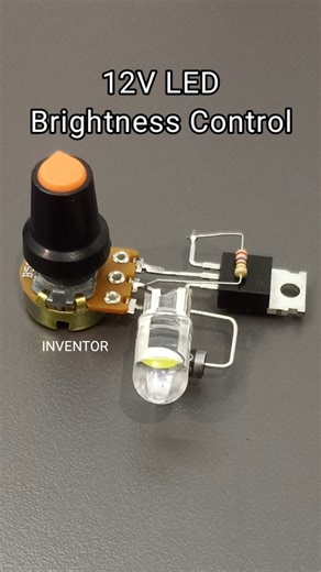 12V LED Brightness Control Circuit