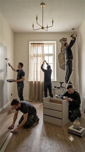 AI Room Restoration 🤯 Old Room to Luxury Room in 25 Seconds #Shorts