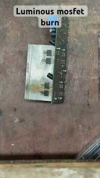 Luminous MOSFET burn #viral #inverterrepair #viralvideo #electronicsrepair #microtek #luminous