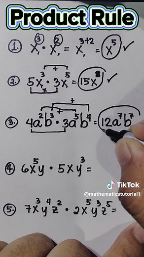 Mathematics Tutorial: Understanding Product Rule and System Examples
