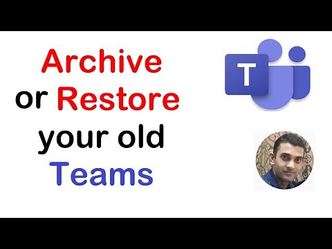 How To Archive and Restore a Team in Microsoft Teams | How To Archive Old Teams | #MicrosoftTeams