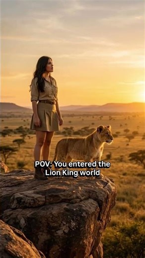 What If You Entered the Lion King World? 🦁 | AI Short