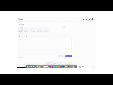 Pitches – From Creating a Project Pitch to Editing and Improving It